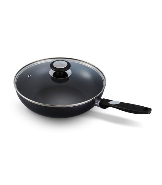 Pro Induc non-stick wok with lid